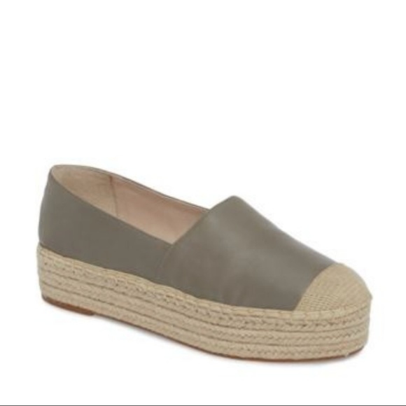 Caslon Shoes - NWT Caslon Grey Platform Espadrille Slip-ons 9